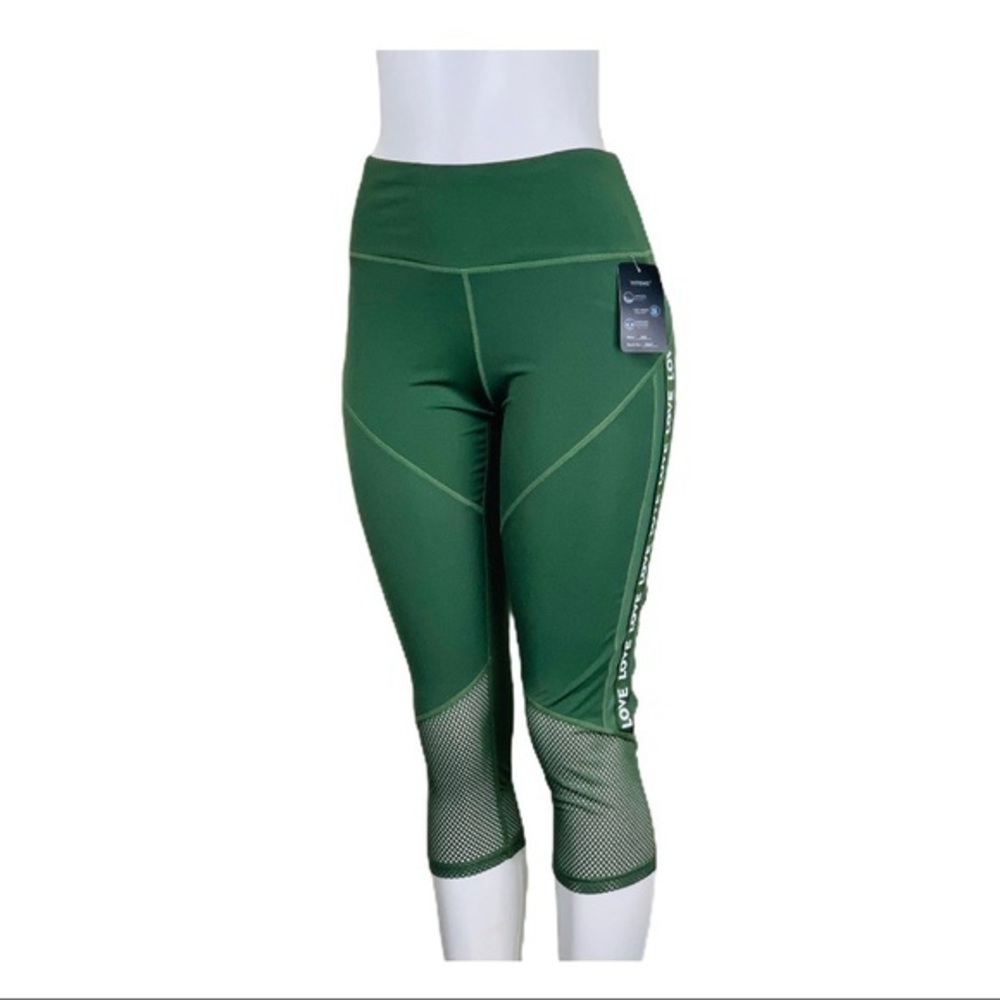 Elastic‎ Waist Tape Side Letter Graphic Leggings💪🌺